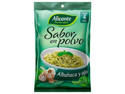 SABORIZADO ALICANTE ALBAHACA Y AJO 12x7,5 GR