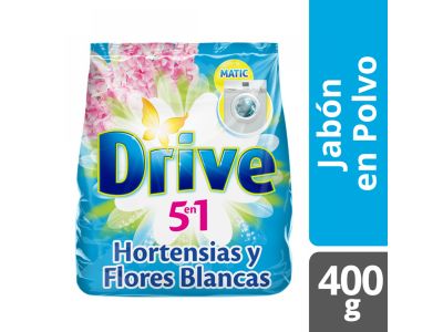 JABON EN POLVO DRIVE MATIC HORTENSIA 400 GR