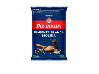 PIMIENTA DOS ANCLAS BLANCA MOLIDA 25 GR