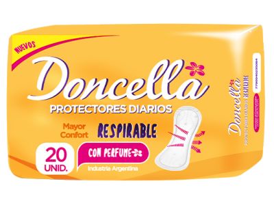 PROTECTORES FEMENINOS DONCELLA POCKET CON DESODORANTE 20 UN