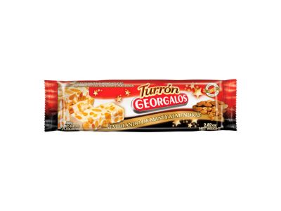 TURRON GEORGALOS MANI Y ALMENDRAS 80 GR