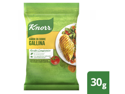 CALDO KNORR PARA SABORIZAR GALLINA 7,5 GR