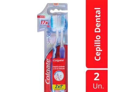 CEPILLO DENTAL COLGATE SLIM SOFT 2X1