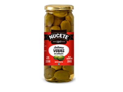 ACEITUNAS NUCETE VERDE N° 7 FRASCO 220 GR