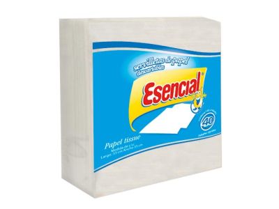 SERVILLETA ESENCIAL BLANCA 40 UN