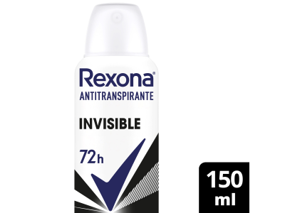 ANTITRANSPIRANTE FEMENINO REXONA INVISIBLE 150 ML