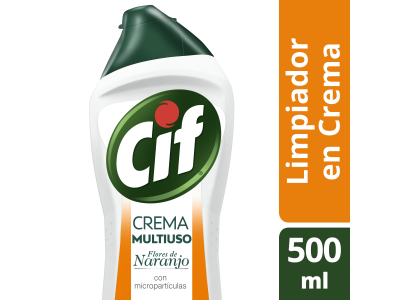 LIMPIADOR CIF CREMA NARANJA 750 CC