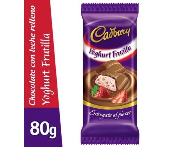 CHOCOLATE CADBURY YOGHURT FRUTILLA. 82 gr