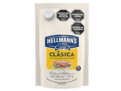 MAYONESA HELLMANN'S DOYPACK 475 GR