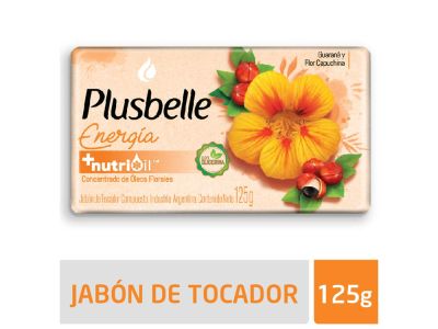 JABON DE TOCADOR PLUSBELLE ENERGIA 120 GR