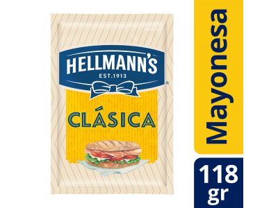 MAYONESA HELLMANN'S SACHET 118 GR