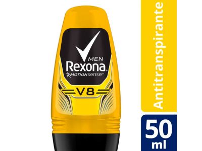 ANTITRANSPIRANTE MASCULINO REXONA ROLL ON V8 TUNING 50 ML