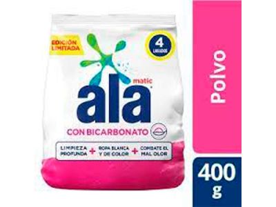 JABON EN POLVO ALA MATIC BICARBONATO 400 gr