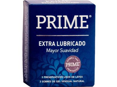 PRESERVATIVO PRIME EXTRA LUBRICADO