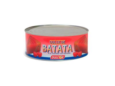 DULCE DULCOR BATATA CON CEREZA LATA 5 KG