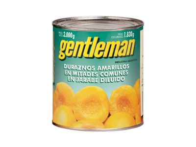 DURAZNO GENTLEMAN MITADES 3 KG