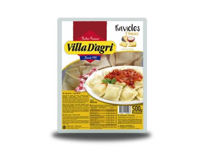 RAVIOLES VILLA D'AGRI 4 QUESOS 500 GR