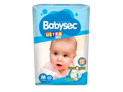 PAÑAL BABYSEC ULTRA HIPERPACK MEDIANO 44/48 UN