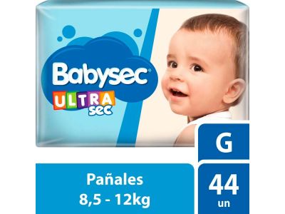 PAÑAL BABYSEC ULTRA HIPERPACK GRANDE 36/40 UN