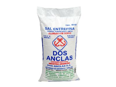 SAL DOS ANCLAS ENTREFINA 25 KG