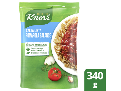 SALSA KNORR POMAROLA BALANCE 340 GR