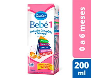 LECHE SANCOR BEBE 1 NUTRICION COMPLETA 200 ML