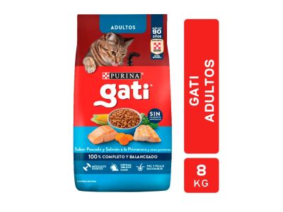 ALIMENTO PARA GATOS GATI PESCADO Y SALMON 8 KG