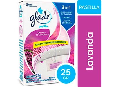 DESODORANTE PARA INODOROS GLADE PATO LAVANDA 25 GR