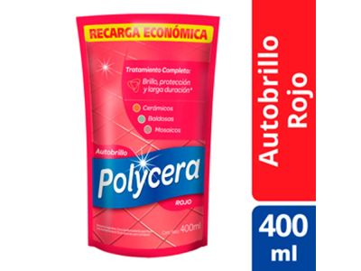 AUTOBRILLO POLYCERA ROJO DOYPACK 400 ML