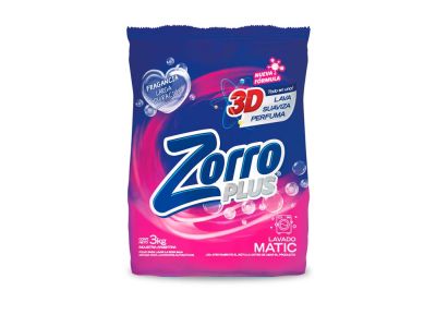 JABON EN POLVO ZORRO MATIC CLASIC 3 KG