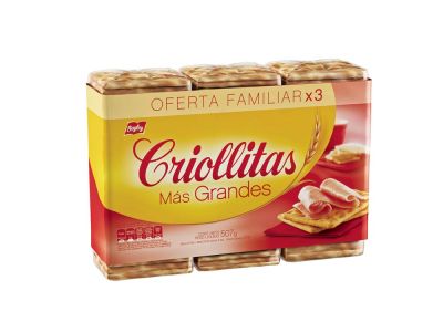 GALLETITAS CRIOLLITAS MAS 507 GR