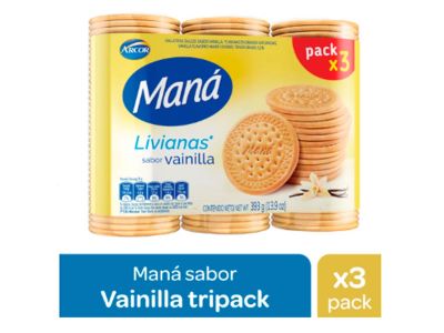 GALLETITAS MANA VAINILLA LIVIANAS 408 GR