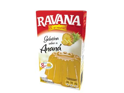 GELATINA RAVANA ANANA 50 GR