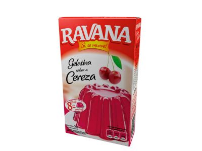 GELATINA RAVANA CEREZA 50 GR