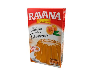 GELATINA RAVANA DURAZNO 50 GR