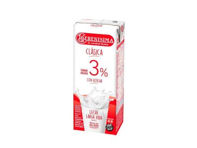 LECHE LA SERENISIMA AZUCARA LARGA VIDA 200 CC