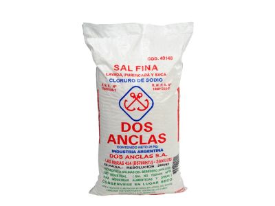 SAL DOS ANCLAS FINA 25 KG