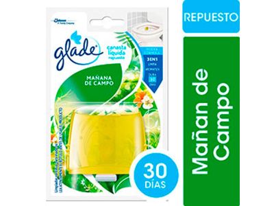 CANASTA GLADE LIQUIDA MAÑANA DE CAMPO REPUESTO 50 ML