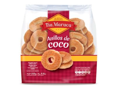 GALLETITAS TIA MARUCA ANILLO COCO 250 GR