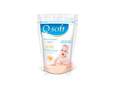 TOALLITAS HUMEDAS Q-SOFT CLASIC DOYPACK 50 UN