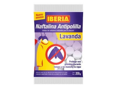 NAFTALINA IBERIA PERFUMADA 200 GR