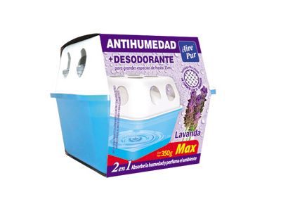 DESODORANTE AMBIENTE AIRE PUR ANTIHUMEDAD LAVANDA 250 GR