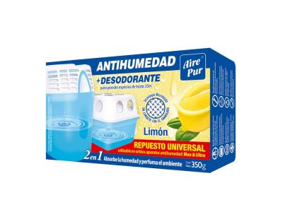 REPUESTO AIRE PUR ANTIHUMEDAD LIMON 250 GR