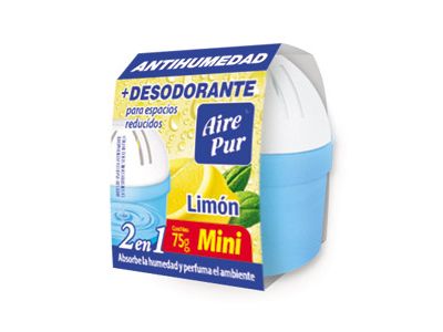 DESODORANTEAMBIENTE AIRE PUR ANTIHUMEDAD LIMON 75 GR