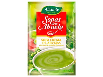 SOPA ALICANTE ARVEJAS CON SABOR JAMON 68 GR