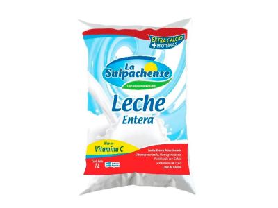 LECHE LA SUIPACHENSE ENTERA SACHET 1 lt