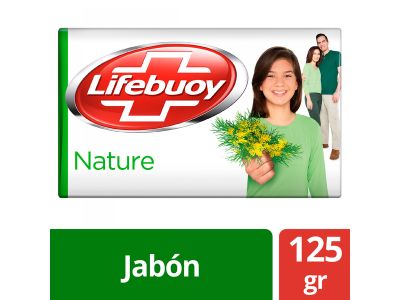 JABON DE TOCADOR LIFEBUOY NATURE 125 GR