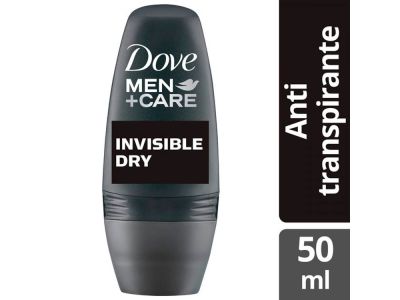 ANTITRANSPIRANTE MASCULINO DOVE ROLL ON INVISIBLE DRY 50 ML