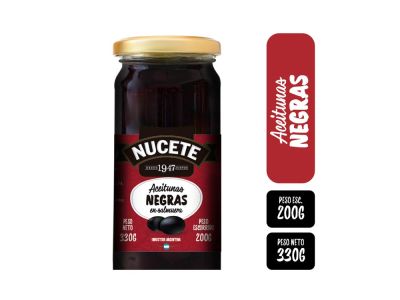 ACEITUNAS NUCETE NEGRA N° 7 200 GR