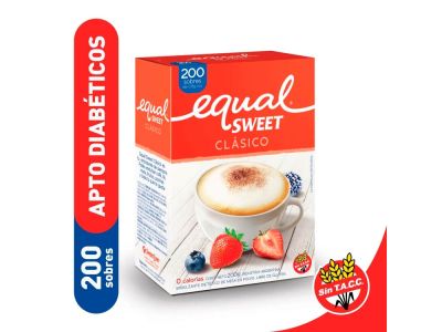 EDULCORANTE EQUALSWEET CLASICO 200 SOBRES